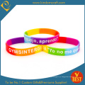 Logotipo personalizado impresso Silicone Wristband ou pulseira para negócio ou atividade Gift Promocional